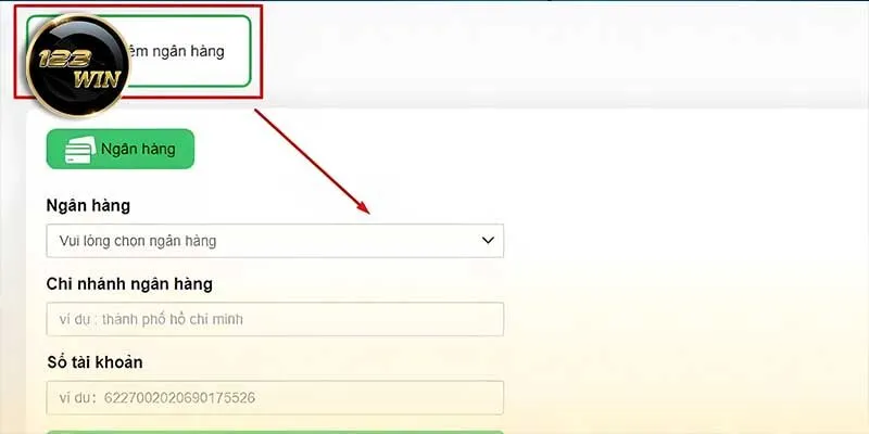 Các bước rút tiền 123win về tài khoản trong 5 phút